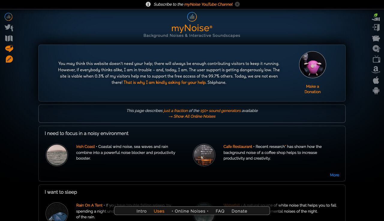 MyNoise site